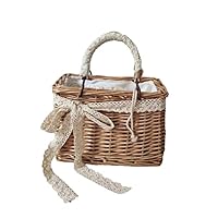 作家様作品 バスケット 小物入れ 収納 レース フリル かごバッグ Amazon.co.jp: 手編みかごバッグ バスケットバッグ フリルレース