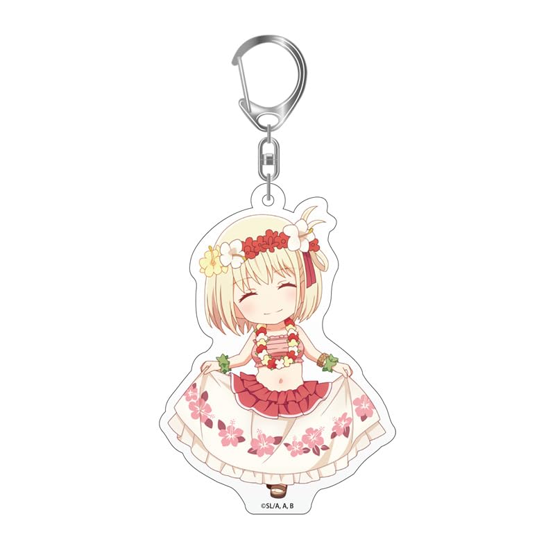 Porte-clés en acrylique Kishiki Hawaii Ver pour fan d'anime