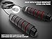Jump Rope From Only U, Workout, Fitness, Exercise Equipment, Home Gym, Men Women and kids, Health, (Multiple Colors) (Black and Red)