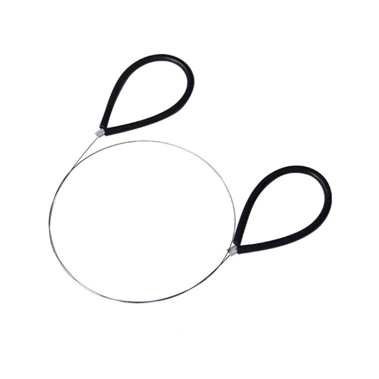 YWLUUOO Clay Wire Cutter with Double Handle Cutting Pottery Tool Sculpting Mud for with Double Handle Cutting