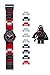 LEGO Star Wars 8020332 Darth Maul Kids Buildable Watch with Link Bracelet and Minifigure | black/red | plastic | 25mm case diameter| analog quartz | boy girl | official
