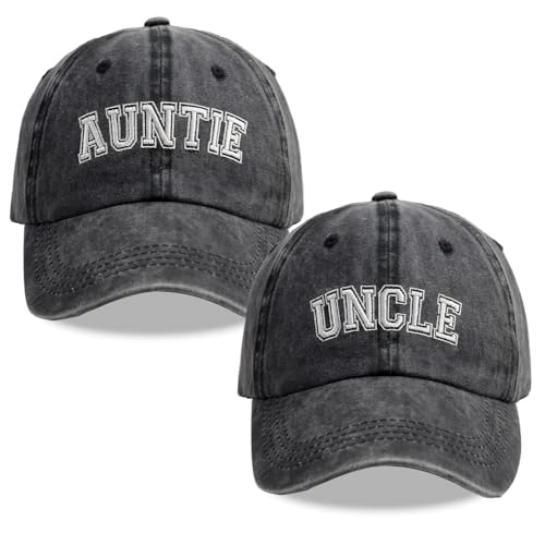 Image of SHANVANKE Auntie Uncle Hat, Adjustable Cotton Embroidered Baseball Cap