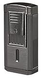 Lotus Lighter Duke L60 Tiple Flame Lighter w/Cutter Gunmetal