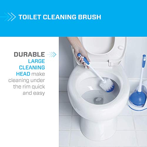 Mr. Clean 400662 Turbo Plunger And Bowl Brush Caddy Set, Toilet Brush Plunger Combo 5-1/2 Inch thumb #4