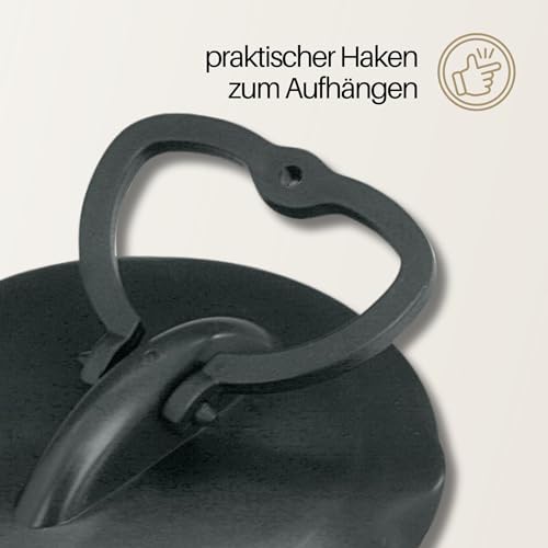 homeXpert Universal Waschbeckenstöpsel [2 Stück], Abflussstopfen - aus Silikon, für Spülbecken und Badewanne - Stöpsel für Abflüsse mit 45,5 - 60mm, optimal für Küche und Bad