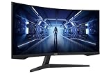 SAMSUNG ODYSSEY G5 34'' Ecran PC Gaming Incurvé 1000R, Dalle VA 34", Résolution UHD ultra-large (3440x1440), 165Hz, 1ms, Noir - 5