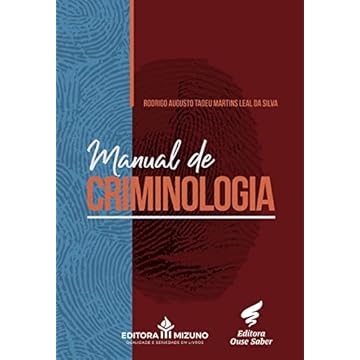 Capa do livro Manual de Criminologia