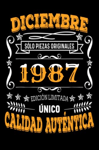 CUADERNO, diciembre 1987, 35 Años Siendo Genial: Regalo de 35 cumpleaños para mujeres y hombres, ideas de 35 cumpleaños Regalo un cumpleaños divertido Regalo , regalo de 35 cumpleaños para él/ella.
