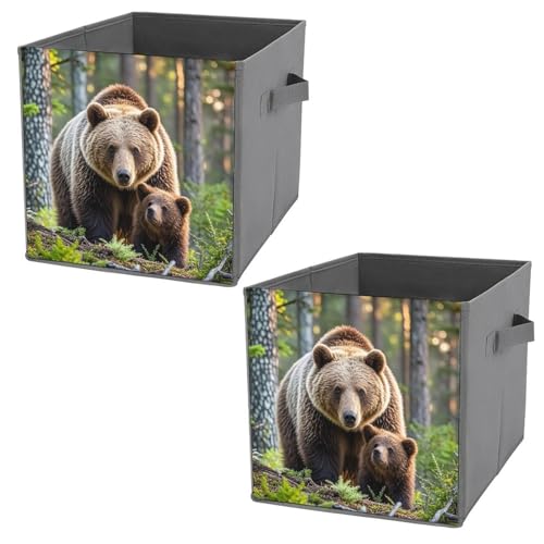 Bacs de rangement pliables cube pour organiser les vêtements - 2