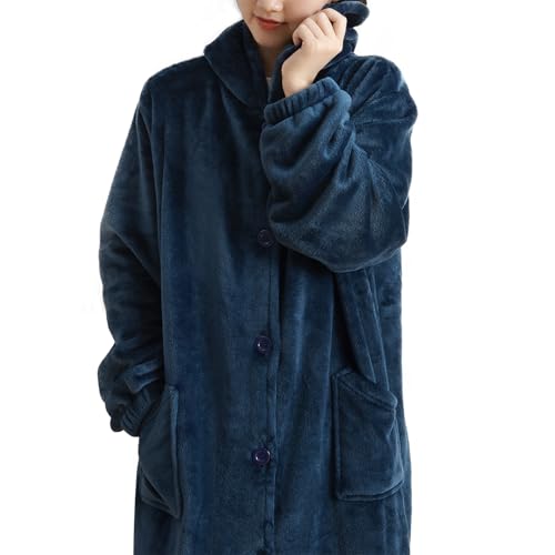 WAYSHOME 着る毛布 Mサイズ ネイビー