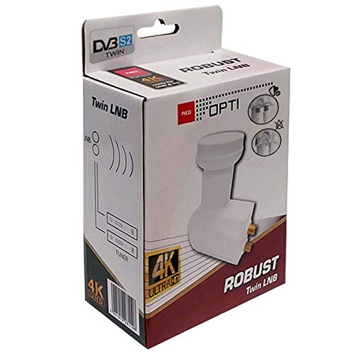 LNB 4K Twin Universal 0.1 dB Dos Salidas ROBUST