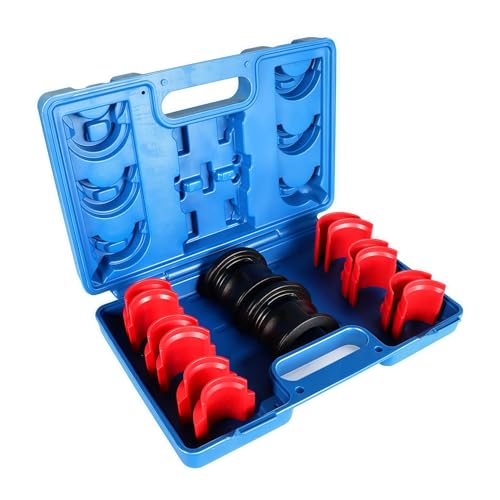 Image of WFLNHB 14x Fork Seal Driver Tool Kit Replacement for Universal Motorcycle | Replacement for 35 /36 40 /41 42 /43 45 /46 47 /48 49 /50mm