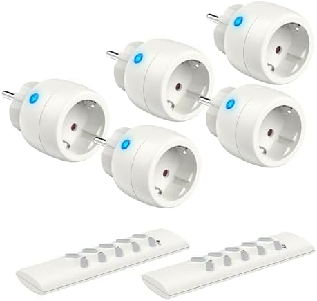 Funksteckdosen mit Fernbedienung,TÜV-zertifiziert, 2300W, Reichweite 30m
