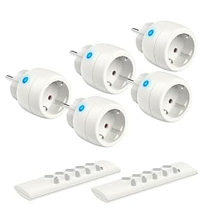 Funksteckdosen mit Fernbedienung,TÜV-zertifizi... 2300W, Reichweite 30m