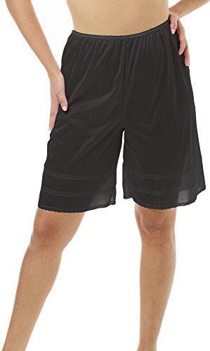 Image of Underworks USA Snip-A-Length Pettipants Culotte Slip Bloomers Split Skirt - 8495