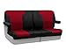 Coverking Custom Fit Front 50/50 Bench Seat Cover for Select Mercury Grand Marquis Models - Neoprene (Red with Black Sides)