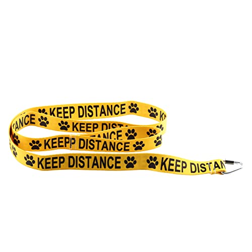 CENWA Keep Away/Keep Distance Yellow Dog Lead (150 cm), Keep Distance LEAD1 - Image 3