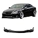 IKON MOTORSPORTS Front Bumper Lip, Compatible with 2009-2010 Lexus IS250 IS350, JP F-Sport Style Unpainted Black PU Air Dam Chin Spoiler Protector Splitter