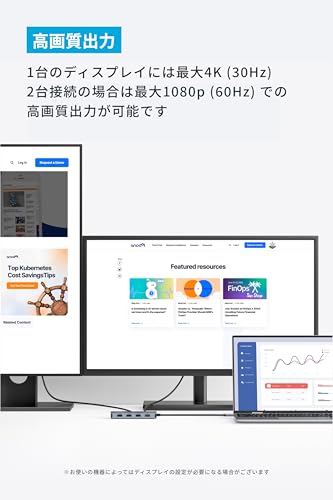 Anker USB-C ハブ (7-in-1, Dual Display) A8374 の商品画像 2
