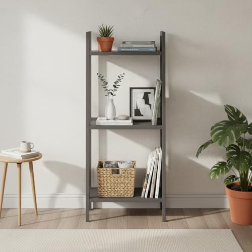 Image of FURNEASER Denn 3-Tier Engineered Wood Multipurpose Bookscase Rack Bookshelf, Storage Cabinet Organizer Stand for Home & Office - DIY Rack (Wenge)