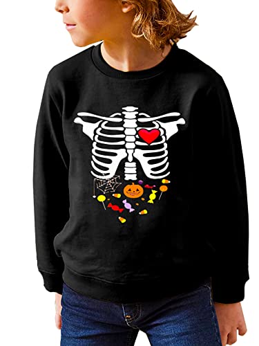 Image of Remimi Kids Halloween Sweatshirt Long Sleeve Thanksgiving Tops 3-14 Years