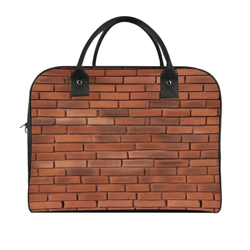 Maletín liviano para laptop con textura ladrillo rojo miniatura 3
