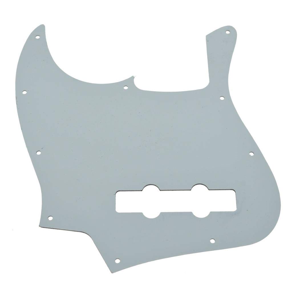 KAISH J Bass Style 3D Printed Plastic Pickguard 4 String Bass Pick Guard Scratch Plate for USA/Mexico Jazz J Bass Leopard Stripe