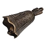 ASAKKURA ヴィンテージ風ミニジングルベル 古青色 手作り飾り 鈴音クリスマスオーナメント 風水チャーム 結婚式パーティー用 インテリア装飾