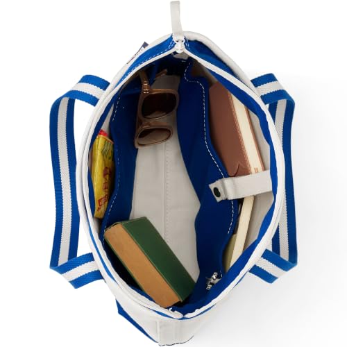 Image of Lands' End Zip Top Canvas Tote Bag