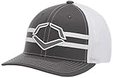 Wilson Sporting Goods Evoshield Grandstand Flexfit Hat, Charcoal/White, Large/X-Large(7 3/8 - 7 5/8)