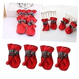 SUPVOX 4個犬用 ーズ 滑り めソール採用 の足 護し な 実現 の ボ 犬用靴と