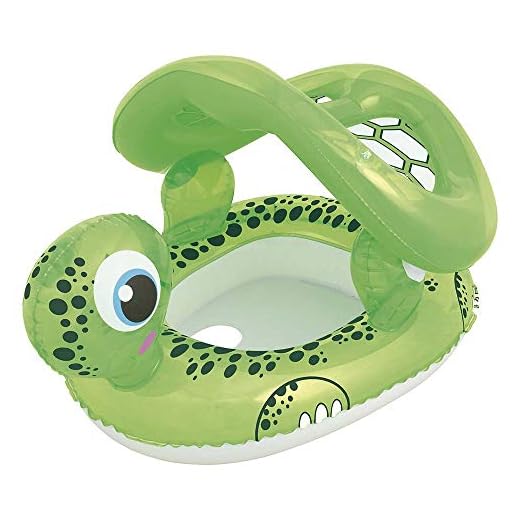 Boia Tartaruga Com Fralda E Para-sol Mor