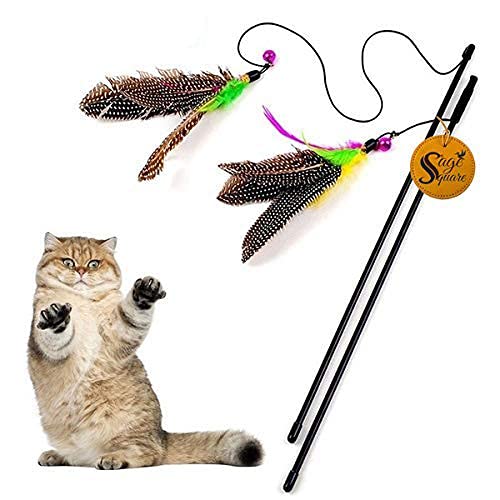 See full amazon price history chart for Sage Square Giant 47 cm Jumbo Size Playful Pet Friendly Feather Teaser Stick Toy for Cat/Kitten/Puppy (Random Colour) Sage Square Giant 47 cm Jumbo Size Playful Pet Friendly Feather Teaser Stick Toy for Cat/Kitten/Puppy (Random Colour) (B088FGSCNQ) Amazon Price History, Amazon Price Tracker