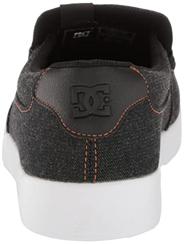 Dc Men's Villain 2 Slip On Shoe Skate, Black Denim, 9 #TOP2