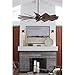 Progress Lighting P250000-129 Springer Collection DC Motor Windmill Farmhouse, 60-Inch, 12-Blade Ceiling Fan, Architectural Bronze