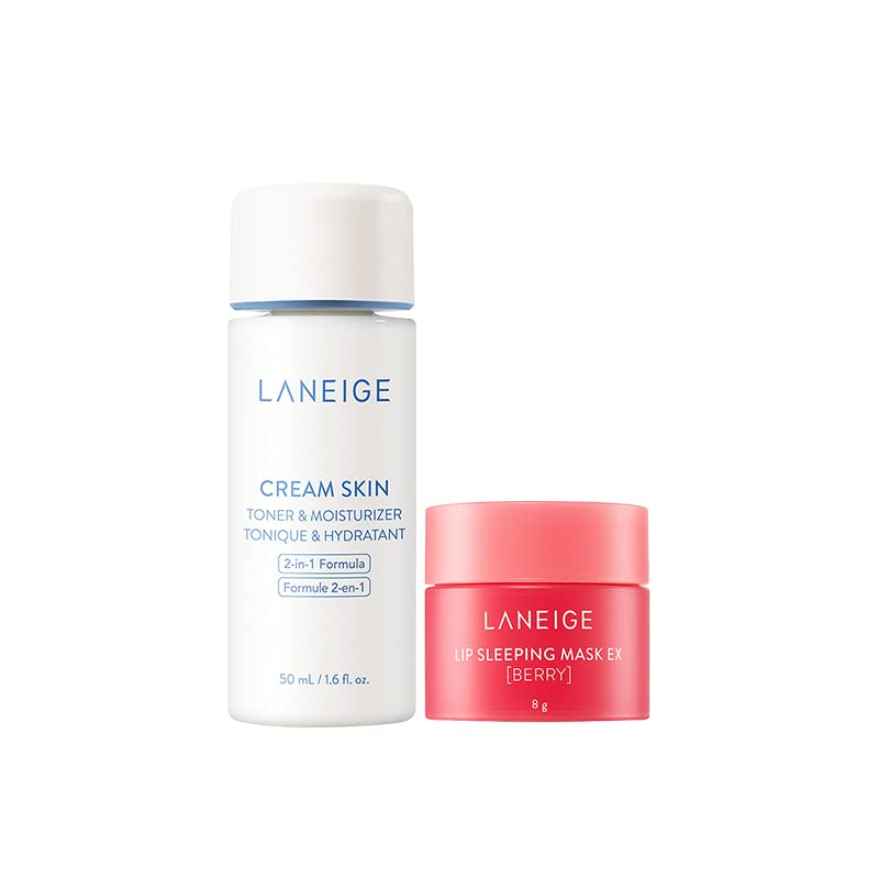 Image of LANEIGE LIP SLEEPING MASK EX [BERRY] 8g&LANEIGE Cream Skin Refiner 50ML