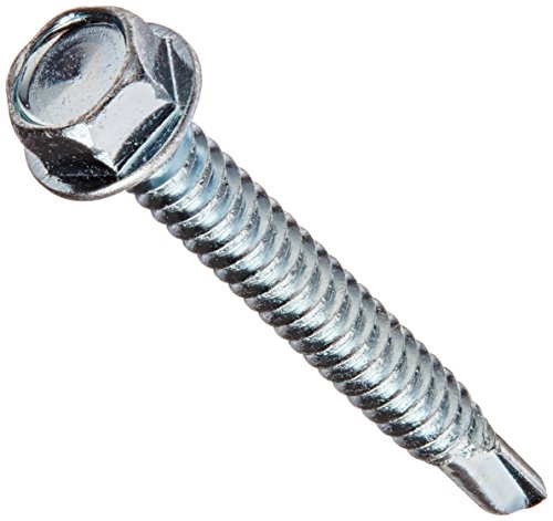 Tornillo cabeza hexagonal 1/4-14x2 Zinc 100 piezas miniatura 1