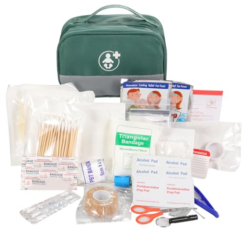 Portable 98 Piece First Aid Kit for Travel