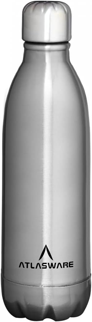 Stainless Steel Vacuum Bottle, 350 ML - Matt Steel