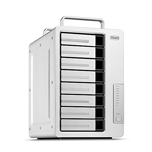 TerraMaster F8-422 10GbE NAS 8ベイ ネットワークストレージサーバー ハードウェア暗号化機能搭載 (HDD付属なし)