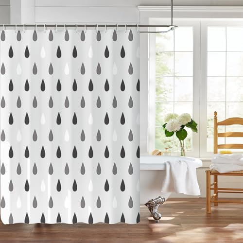 Miniatura 9 de Genérico Forros De Ducha Cortinas De Ducha Impermeables,Accesorios Flexibles De Tela Suave Impermeable Para Decoración Del Baño Y Bañera