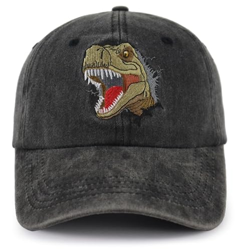 Dinosaur Gifts for Women Men Adjustable Embroidered Cute Dinosaur Hat Christmas Birthday Gifts for Wild Animal Lovers Young