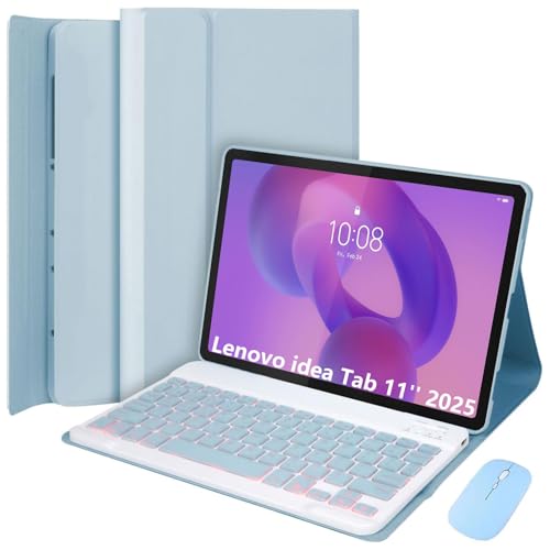 EHLCYS for Lenovo Idea Tab 11C` 2025f (TB-336ZU/TB-336FU) pL[{[hP[XA7FobNCgt}OlbgO\CXBluetooth{L[{[hA}EXt^P[X,