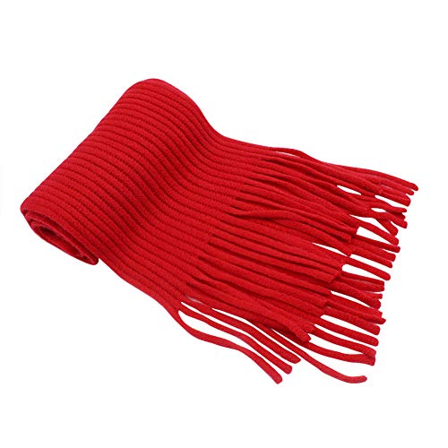 RARITYUS Kids Wool Knitted Scarf Fashion Solid Color Soft Warm Scarves Neck Warmer Winter for Toddler Girls Womens4