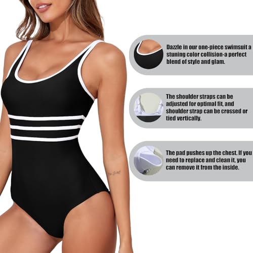 Maillot de bain push up avec effet ventre plat pour sculpter la silhouette - 5