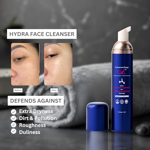Image of A+ Korean Glass Hydra Foaming Face Cleanser with Rice Water, 0.5% Niacinamide & Hyaluronic Acid | Hydrating, Non‑Comedogenic, Fragrance‑Free Face Wash for Normal & Dry Skin| Men & Women (100 ml)