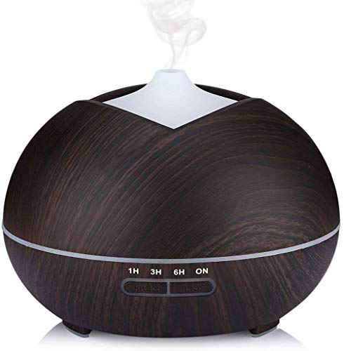 Aroma Diffuser 450ml, Ultraschall Luftbefeuchter Diffusor Duftlampen BPA-Free Aromatherapie Humidifier 7 Farbwechsel Duftlampe Elektrisch 4