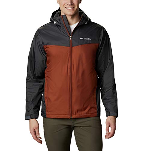 Image of Columbia Men's Glennaker Sherpa Lined Rain Jacket, Waterproof