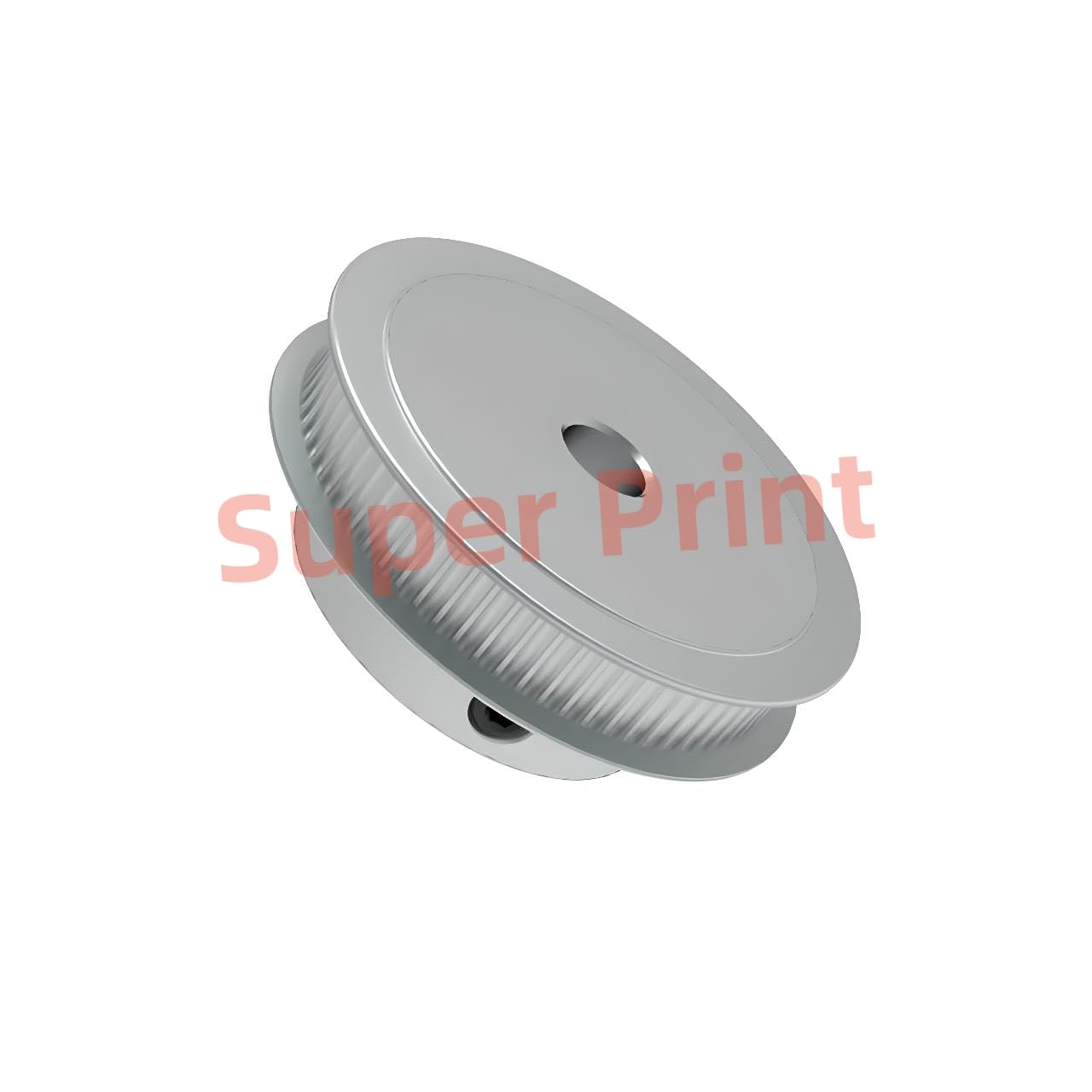 Super Print GT2 Riemenscheibe 80 Zähne 80 Teeth 5mm Bohrung 6mm Breite Zahnriemenscheibe Aluminium 80T 5mm für Voron 2.4 für 6mm Breite GT2 Zahnriemen für 3D Drucker,CNC (4 Stück)