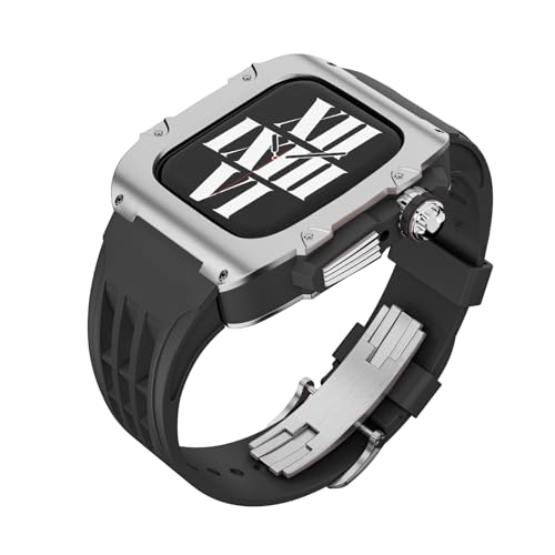 Kit modification métal Apple Watch 45mm boîtier acier iWatch 9 8 7 SE